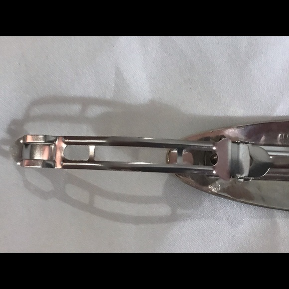 Vintage Abalone, Onyx, & Pink Quartz Barrette main image 4